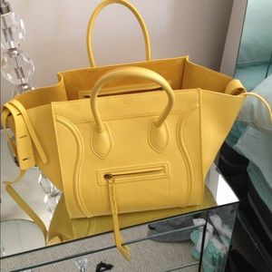 Celine Canary Yellow Satchel $1800